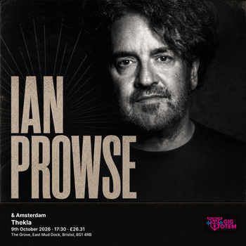 Ian Prowse & Amsterdam Ian Prowse at Thekla on 9 October 2026 gig poster