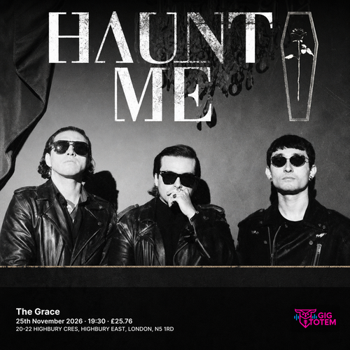 Haunt Me at The Grace on 25 November 2026 gig poster