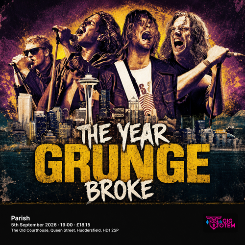 The Year Grunge Broke at Parish on 5 September 2026 gig poster