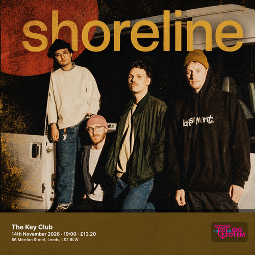 Shoreline at The Key Club on 14 November 2026 gig poster