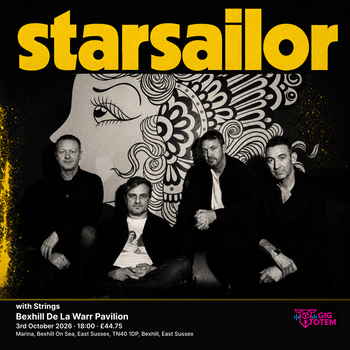 Starsailor with Strings Starsailor at De La Warr Pavilion on 3 October 2026 gig poster