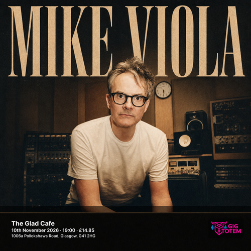 Mike Viola at The Glad Cafe on 10 November 2026 gig poster