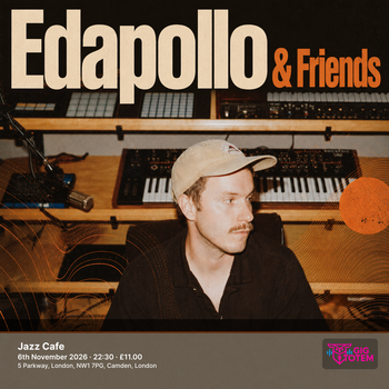 Edapollo & Friends at Jazz Cafe on 6 November 2026 gig poster