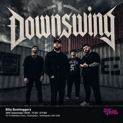 Downswing at Billy Bootleggers on 26 September 2026 gig poster