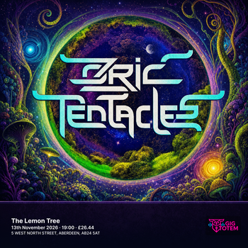 Ozric Tentacles at The Lemon Tree on 13 November 2026 gig poster