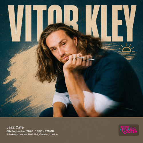 Vitor Kley at Jazz Cafe on 6 September 2026 gig poster