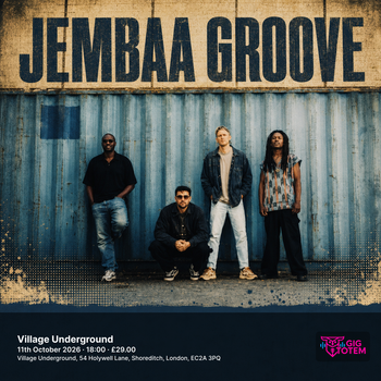 Jembaa Groove at Village Underground on 11 October 2026 gig poster