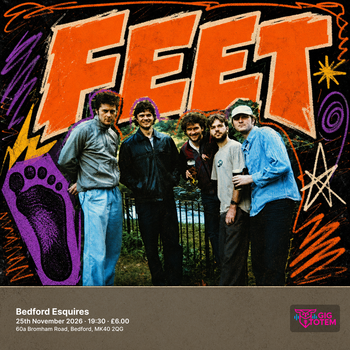 FEET Human Interest at Esquires on 25 November 2026 gig poster