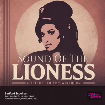 Sound of The Lioness - A Tribute to Amy Winehouse at Esquires on 24 July 2026 gig poster