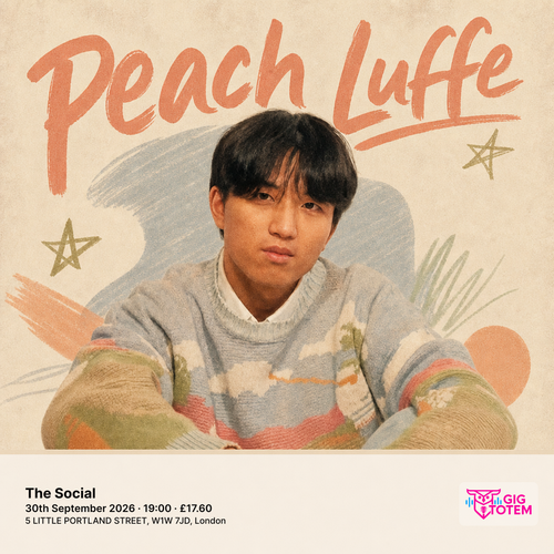 Peach Luffe at The Social on 30 September 2026 gig poster