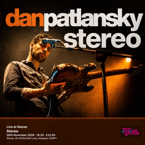 Dan Patlansky Live at Stereo Dan Patlansky at Stereo on 26 November 2026 gig poster