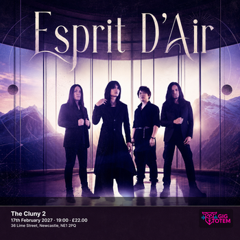 Esprit D'Air at Cluny 2 on 17 February 2027 gig poster