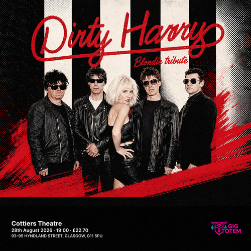 Dirty Harry (Blondie tribute) at Cottiers Theatre on 28 August 2026 gig poster