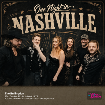 One Night In Nashville at The Bullingdon on 23 October 2026 gig poster