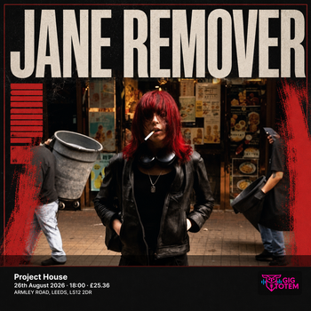 Jane Remover at Project House on 26 August 2026 gig poster