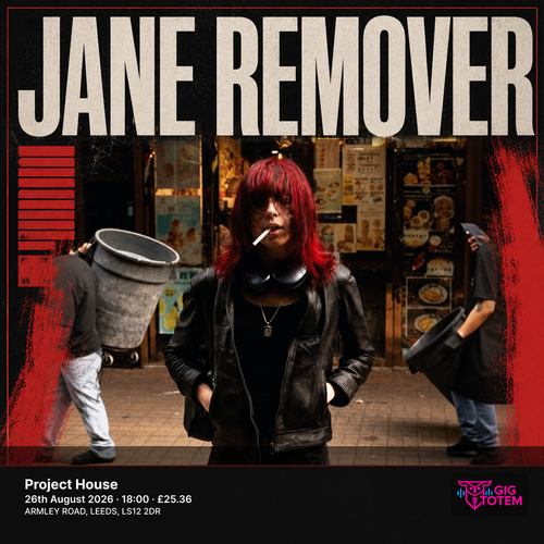 Jane Remover at Project House on 26 August 2026 gig poster