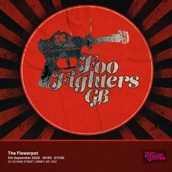 Foo Fighters GB at The Flowerpot on 5 September 2026 gig poster