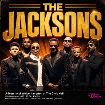 The Jacksons at University of Wolverhampton at The Civic Hall on 11 November 2026 gig poster