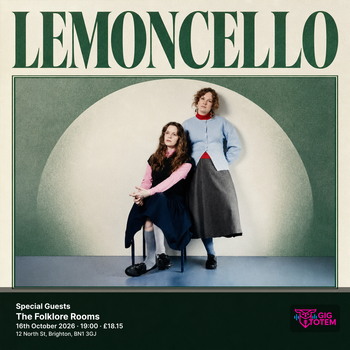 Lemoncello + Special Guests Lemoncello at The Folklore Rooms on 16 October 2026 gig poster