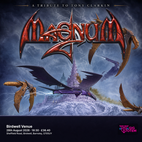 Magnum at Birdwell Venue on 28 August 2026 gig poster