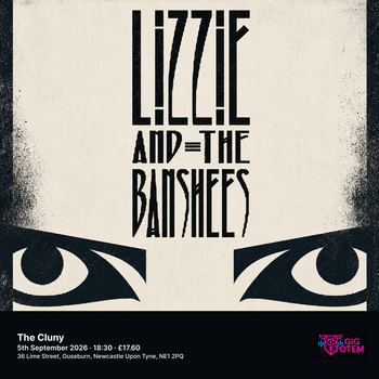 Lizzie and the Banshees Reptile House at The Cluny on 5 September 2026 gig poster