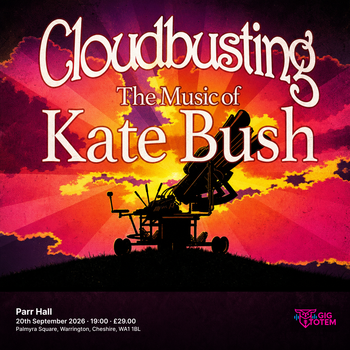 Cloudbusting - The Music Of Kate Bush at Parr Hall on 20 September 2026 gig poster